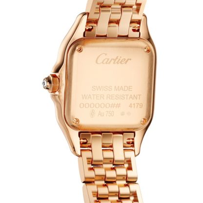 Cartier Panthère De Cartier Watch Small Model Quartz Movement Rose Gold WJPN0058 - Image 2