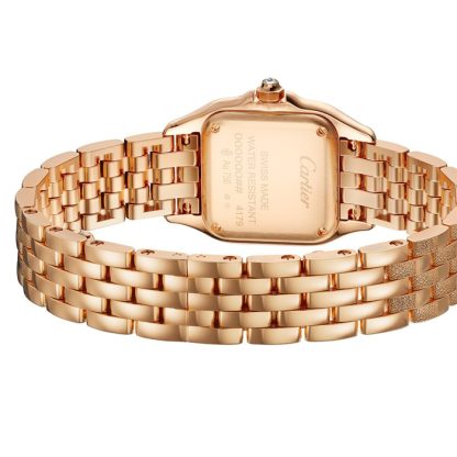 Cartier Panthère De Cartier Watch Small Model Quartz Movement Rose Gold WJPN0058 - Image 3