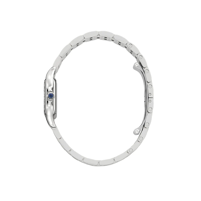 Cartier Panthère De Cartier Watch Small Model Quartz Movement Steel Diamonds W4PN0007 - Image 5