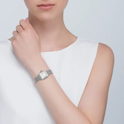 Cartier Panthère De Cartier Watch Small Model Quartz Movement Steel WSPN0013 - Image 2