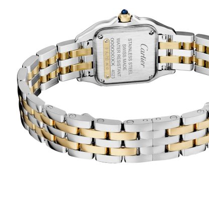 Cartier Panthere De Cartier Watch Small Model Quartz Movement Yellow Gold Steel W2PN0018 - Image 4
