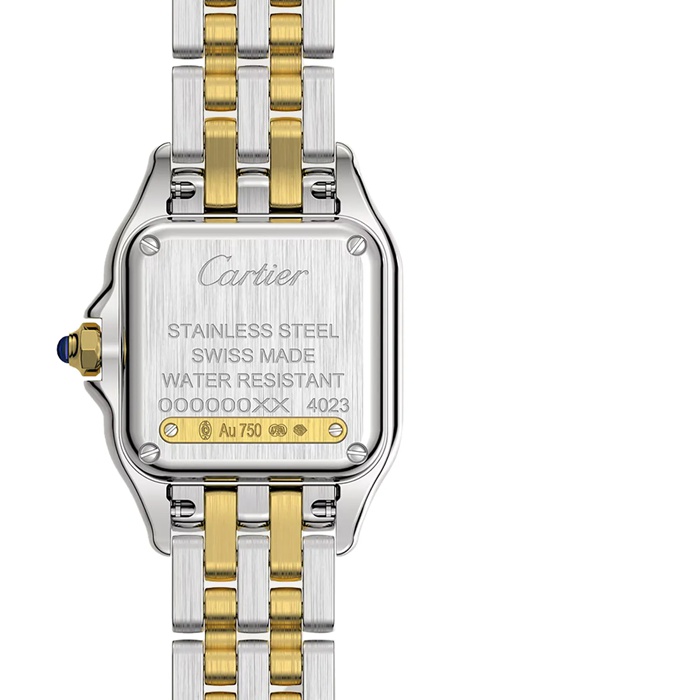 Cartier Panthere De Cartier Watch Small Model Quartz Movement Yellow Gold Steel W2PN0018 - Image 5