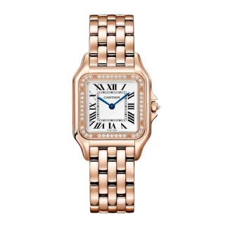 Cartier Panthere de Cartier watch medium model quartz movement Case in rose gold WJPN0088
