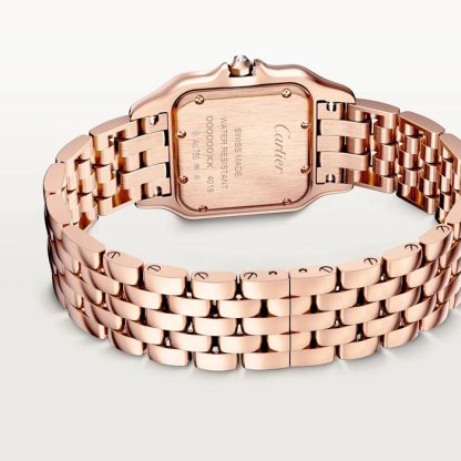 Cartier Panthere de Cartier watch medium model quartz movement Case in rose gold WJPN0088 - Image 5