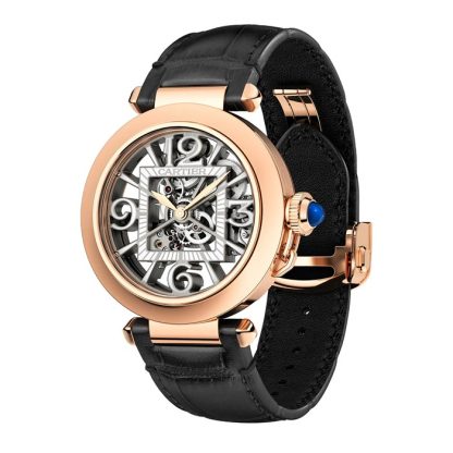 Cartier Pasha De Cartier watch 41 mm Skeleton Mechanical Movement With Automatic Winding Calibre 9624 MC Rose Gold WHPA0018 - Image 2