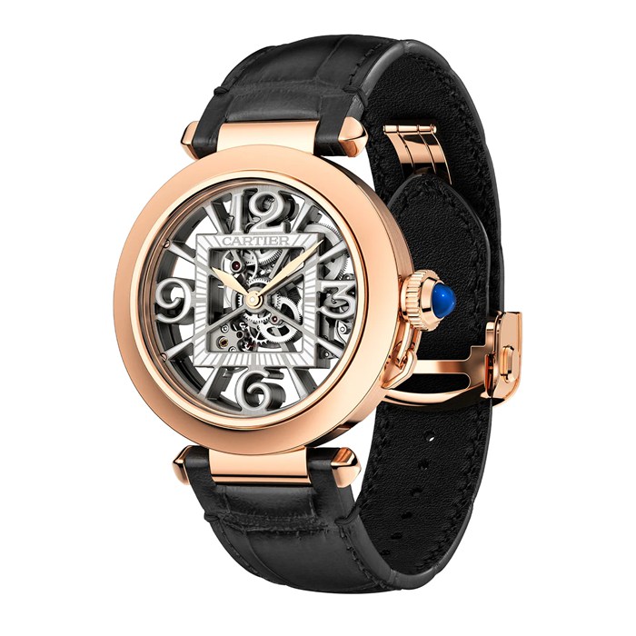 Cartier Pasha De Cartier watch 41 mm Skeleton Mechanical Movement With Automatic Winding Calibre 9624 MC Rose Gold WHPA0018 - Image 2