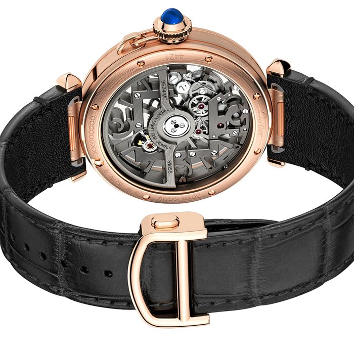 Cartier Pasha De Cartier watch 41 mm Skeleton Mechanical Movement With Automatic Winding Calibre 9624 MC Rose Gold WHPA0018 - Image 4