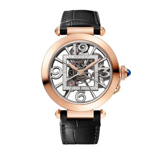 Cartier Pasha De Cartier watch 41 mm Skeleton Mechanical Movement With Automatic Winding Calibre 9624 MC Rose Gold WHPA0018
