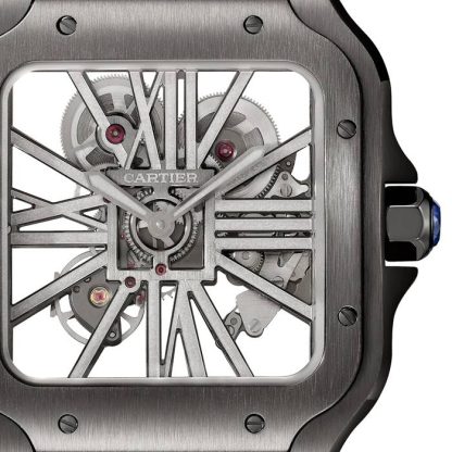 Cartier Santos De Cartier Skeleton Watch WHSA0009 - Image 3