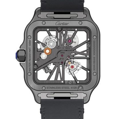 Cartier Santos De Cartier Skeleton Watch WHSA0009 - Image 4