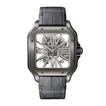 Cartier Santos De Cartier Skeleton Watch WHSA0009