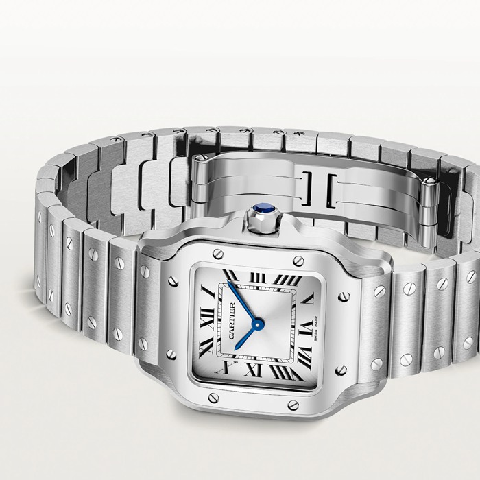 Cartier Santos De Cartier Small Model Quartz Steel WSSA0082 - Image 4