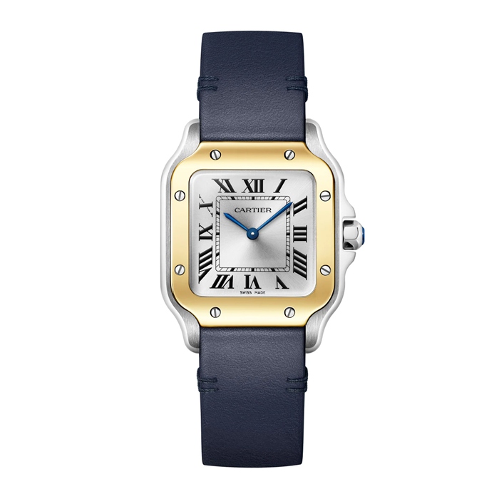 Cartier Santos De Cartier Small Model Quartz Yellow Gold Steel W2SA0033 - Image 2