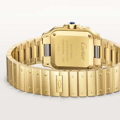 Cartier Santos De Cartier Small Model Quartz Yellow Gold WGSA0107 - Image 4