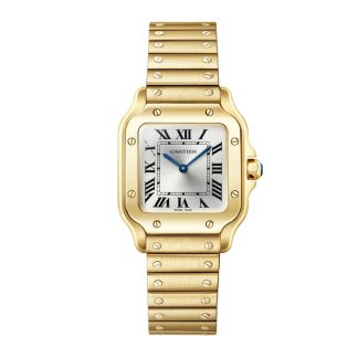 Cartier Santos De Cartier Small Model Quartz Yellow Gold WGSA0107