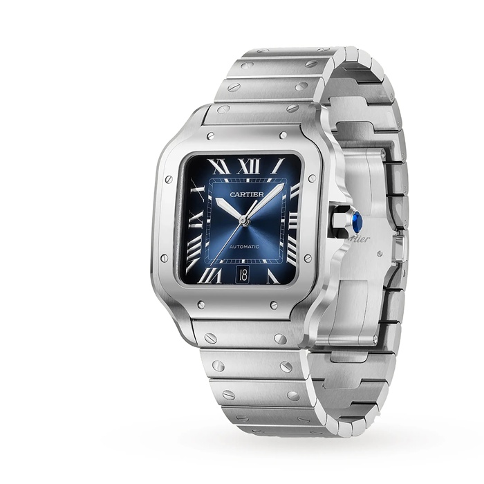 Cartier Santos De Cartier Watch Large Model Automatic Winding Steel Case WSSA0071 - Image 3