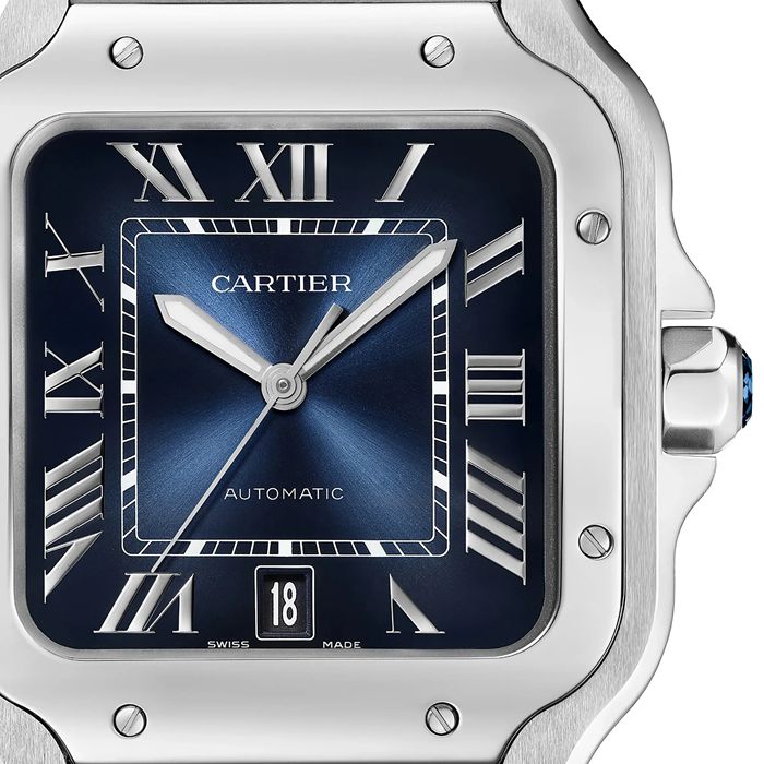 Cartier Santos De Cartier Watch Large Model Automatic Winding Steel Case WSSA0071 - Image 5