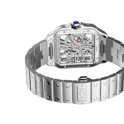 Cartier Santos De Cartier Watch Large Model Hand-Wound Mechanical Movement Steel WHSA0015 - Image 5