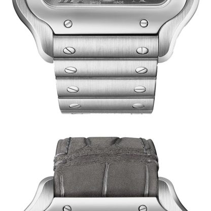 Cartier Santos De Cartier Watch Large Model Mechanical Movement With Automatic Winding Steel WSSA0076 - Image 3