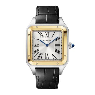 Cartier Santos Dumont Watch Extra-Large Model Manual Winding Yellow Gold Steel W2SA0034