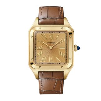 Cartier Santos Dumont Watch Extra-Large Model Manual Winding Yellow Gold WGSA0111