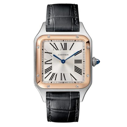Cartier Santos-Dumont Watch Large Model Quartz Movement Steel Case W2SA0037