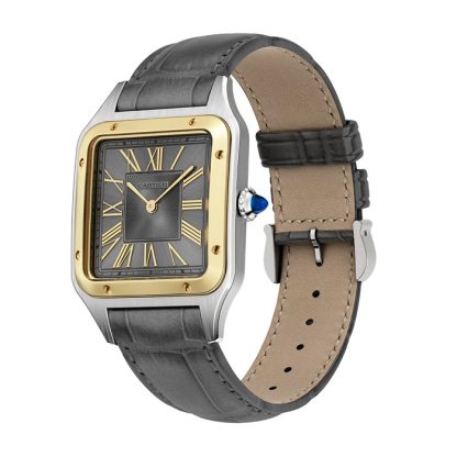 Cartier Santos-Dumont Watch Large Model Yellow Gold High Autonomy Quartz W2SA0028 - Image 2