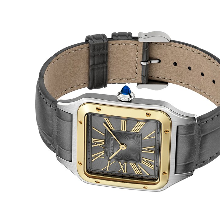 Cartier Santos-Dumont Watch Large Model Yellow Gold High Autonomy Quartz W2SA0028 - Image 5