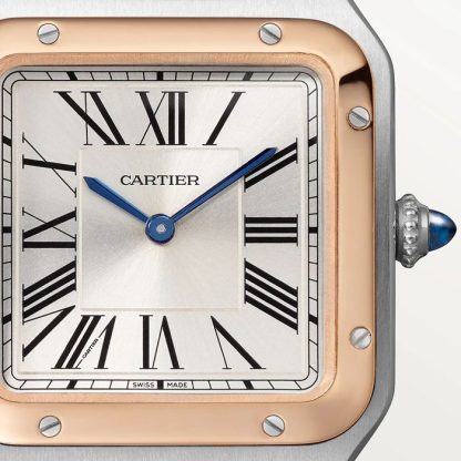 Cartier Santos-Dumont Watch Small Model High Autonomy Quartz Movement Steel Case W2SA0038 - Image 5