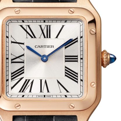 Cartier Santos-Dumont Watch Small Model High Qutonomy Quartz Movement Rose Gold WGSA0117 - Image 5