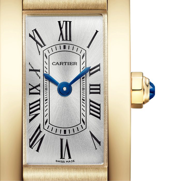 Cartier Tank Américaine Watch Mini Model Quartz Movement Yellow Gold WGTA0353 - Image 2