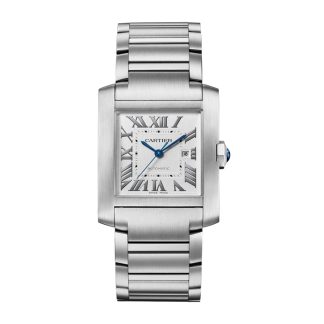 Cartier Tank Française Watch Large Model Automatic Mechanical Movement Steel WSTA0067
