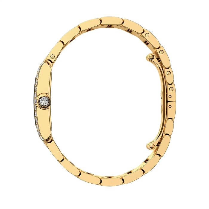 Cartier Tank Francaise Watch Medium Model Quartz Movement 18K Yellow Gold Case WJTA0061 - Image 3