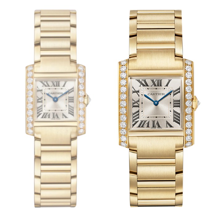 Cartier Tank Francaise Watch Medium Model Quartz Movement 18K Yellow Gold Case WJTA0061 - Image 4