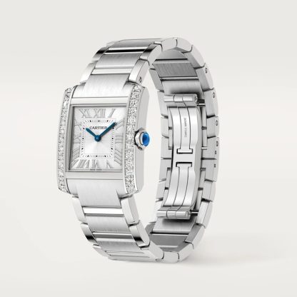 Cartier Tank Francaise Watch Medium Model Quartz Movement Steel Case W4TA0028 - Image 2