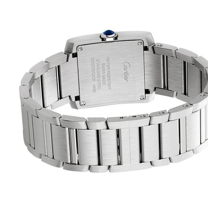 Cartier Tank Française Watch Medium Model Quartz Movement Steel WSTA0074 - Image 5