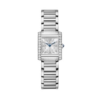 Cartier Tank Francaise Watch Small Model Quartz Movement Steel Case W4TA0029
