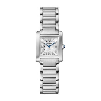 Cartier Tank Française Watch Small Model Quartz Movement Steel WSTA0065