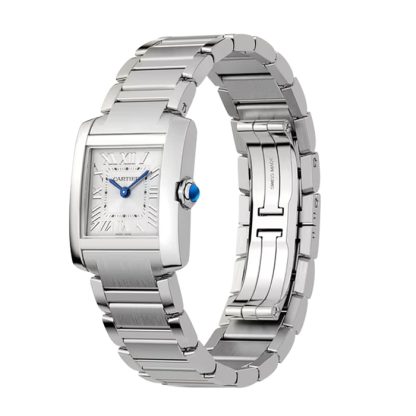 Cartier Tank Française Watch Small Model Quartz Movement Steel WSTA0129 - Image 2