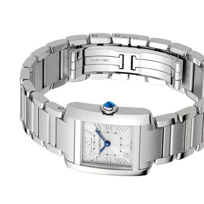 Cartier Tank Française Watch Small Model Quartz Movement Steel WSTA0129 - Image 4