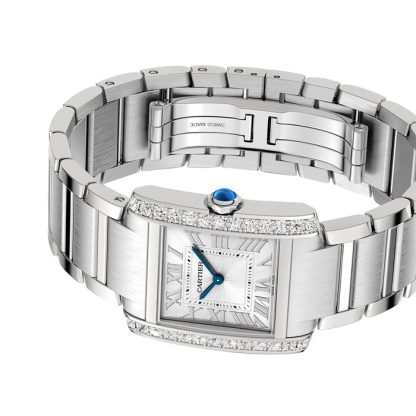 Cartier Tank Francaise watch medium model quartz movement W4TA0021 - Image 5