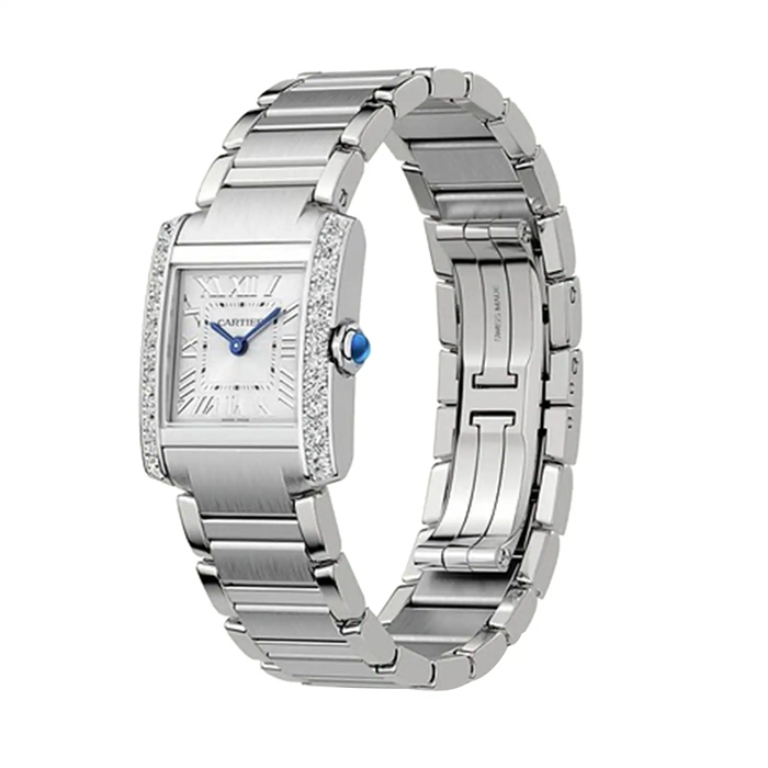 Cartier Tank Francaise watch small model quartz movement W4TA0020 - Image 2