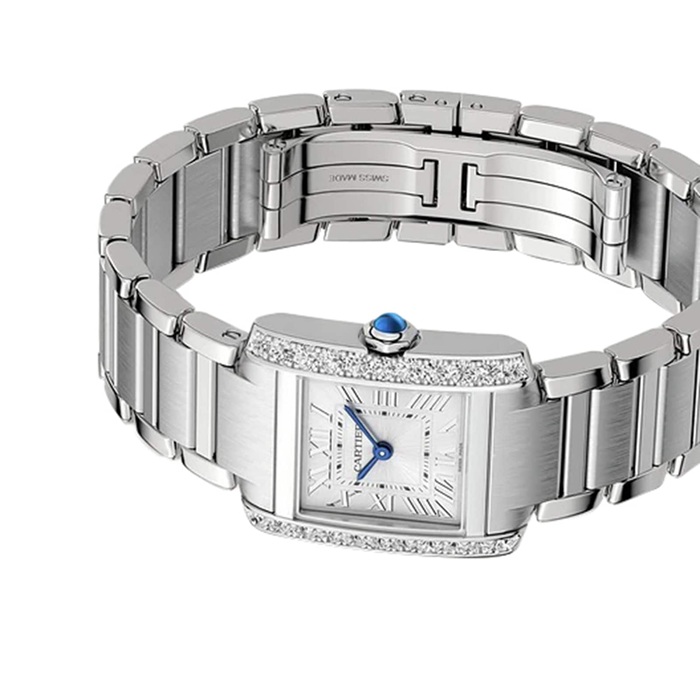 Cartier Tank Francaise watch small model quartz movement W4TA0020 - Image 5