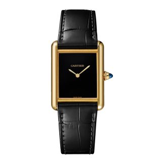 Cartier Tank Louis Cartier Watch Large Model Manufacture Mechanical Movement With Manual Winding Case In Yellow Gold WGTA0091