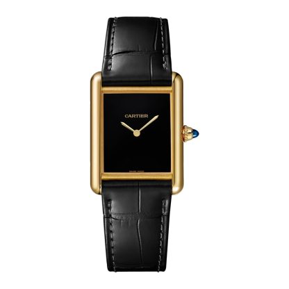Cartier Tank Louis Cartier Watch Large Model Manufacture Mechanical Movement With Manual Winding Case In Yellow Gold WGTA0091