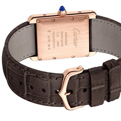 Cartier Tank Louis Cartier Watch Large Model Manufacture Mechanical Movement With Manual Winding WGTA0011 - Image 4