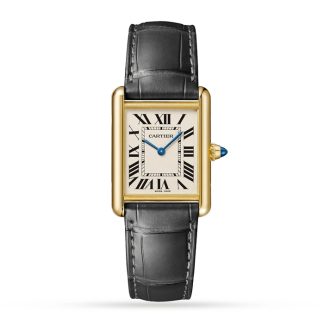 Cartier Tank Louis Cartier Watch Large Model Quartz Movement Yellow Gold WGTA0067