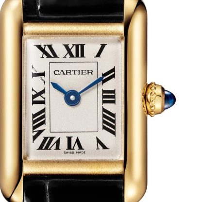 Cartier Tank Louis Cartier Watch Mini Model Quartz Movement Yellow Gold Case WGTA0352 - Image 4