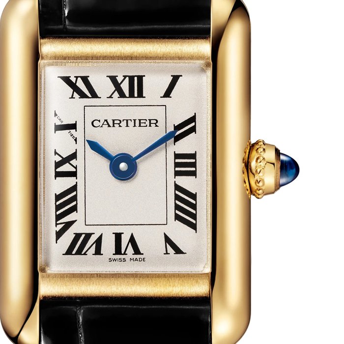 Cartier Tank Louis Cartier Watch Mini Model Quartz Movement Yellow Gold Case WGTA0352 - Image 4