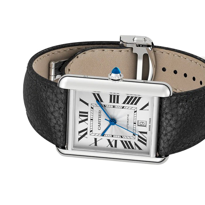 Cartier Tank Must Extra-Large Model Automatic Movement Steel Leather WSTA0040 - Image 3